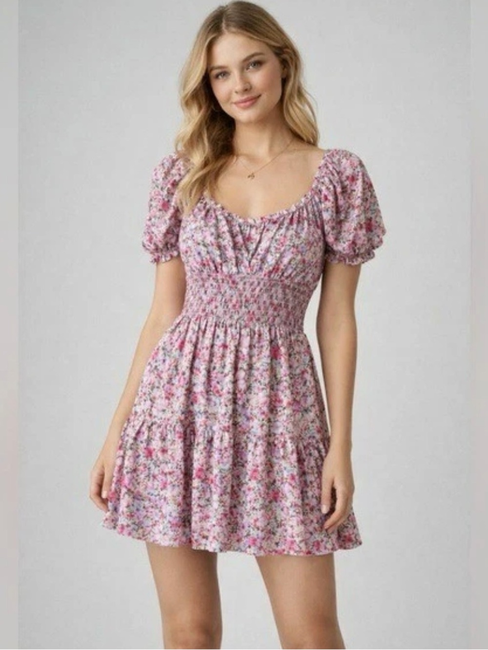 Altar’d State Floral Mini Dress | Size Medium